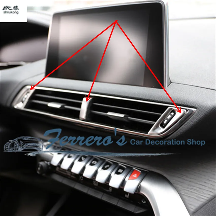 Central Air Conditioner Ratings And Reviews >> for 2017 Peugeot 5008 3PCS/LOT car sticker accessories ... Central Air Conditioner Ratings And Reviews >> for 2017 Peugeot 5008 3PCS/LOT car sticker accessories ...
