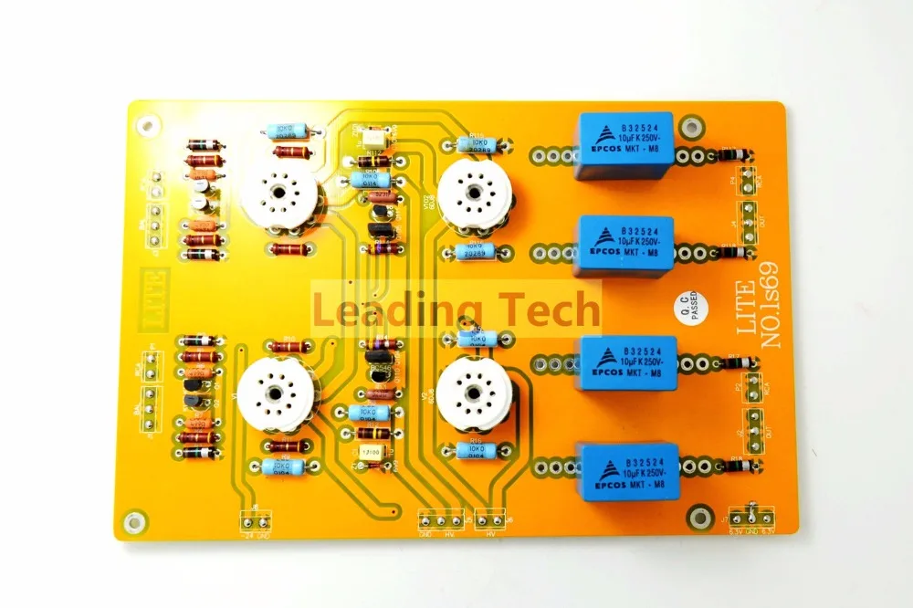LITE LS69 полный сбалансированный преусилитель ECC88 * 4 w/6DJ8 Tubes усилитель высокое