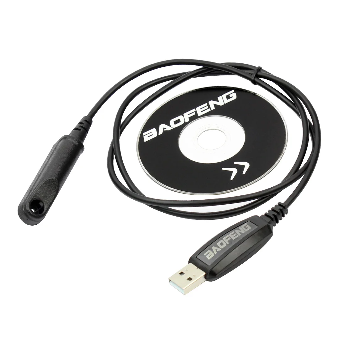 Baofeng Waterproof Walkie Talkie Accessories USB Programming Cable CD Firmware for BF-UV9R/A58/9700/UV9R Plus Two Way Radio