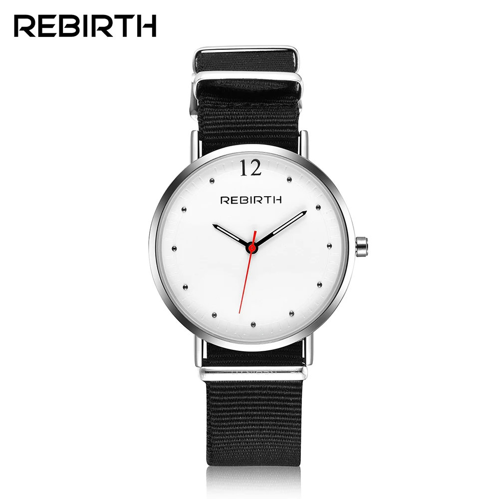 

2018 New Ladies Casual Fashion Quartz Watch With Multicolor Nylon Cloth Watchband Wristwatch Simple Women Clock Orologio REBIRTH