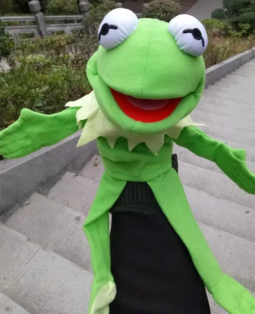 New The Muppets Show Kermit Frog Miss Piggy Drummer Gonzo Plush Hand Puppet 40cm