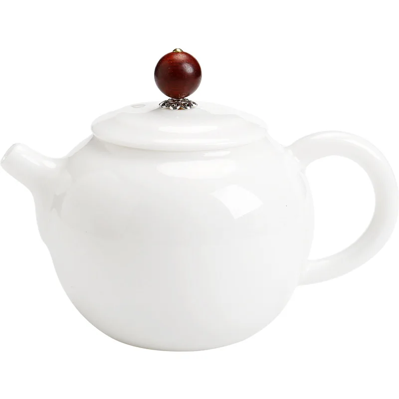 Белый фарфор Dehua чайник чайный набор кунг-фу чайный сует нефритовый фарфоровый чайник керамический высококлассные бытовые чайные церемонии поставки
