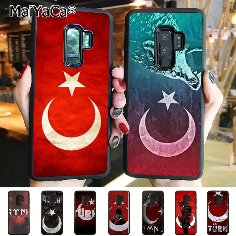 MaiYaCa флаг индейки анталиа Мустафа чехол для телефона Samsung Galaxy S10 S10E Lite s6 s7 s8plus s9plus S5
