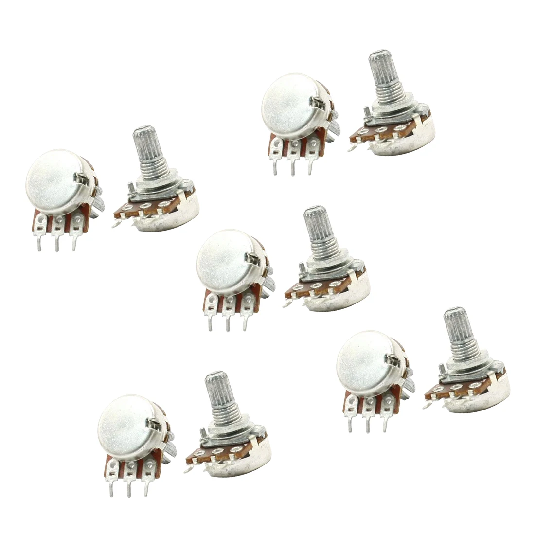 MYLB 10pcs 5K ohm 6 мм сплит вязанный вал одиночный линейный поворотный
