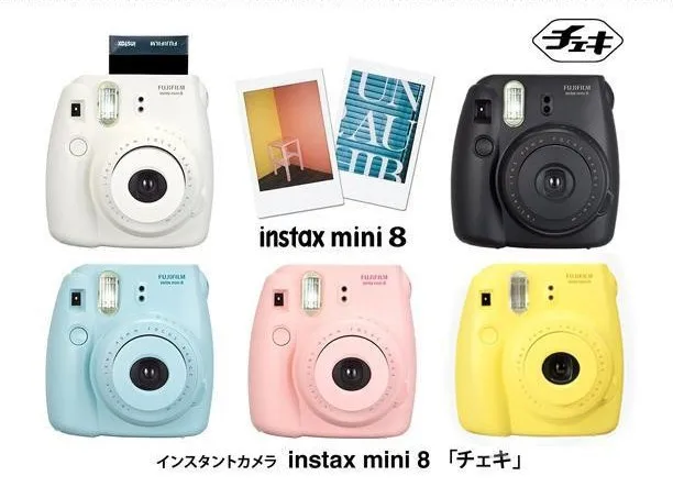 NEW 5 Colors Instax Mini 8 Instant Polaroid Camera + 2