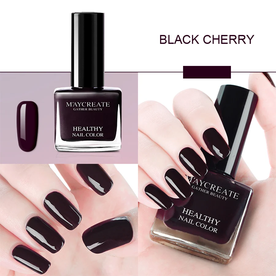 MayCreate Brand 12ml Nail Polish Sexy Red Blue Color Flavorless Nail Gel Polish Lasting Gel Nail 4