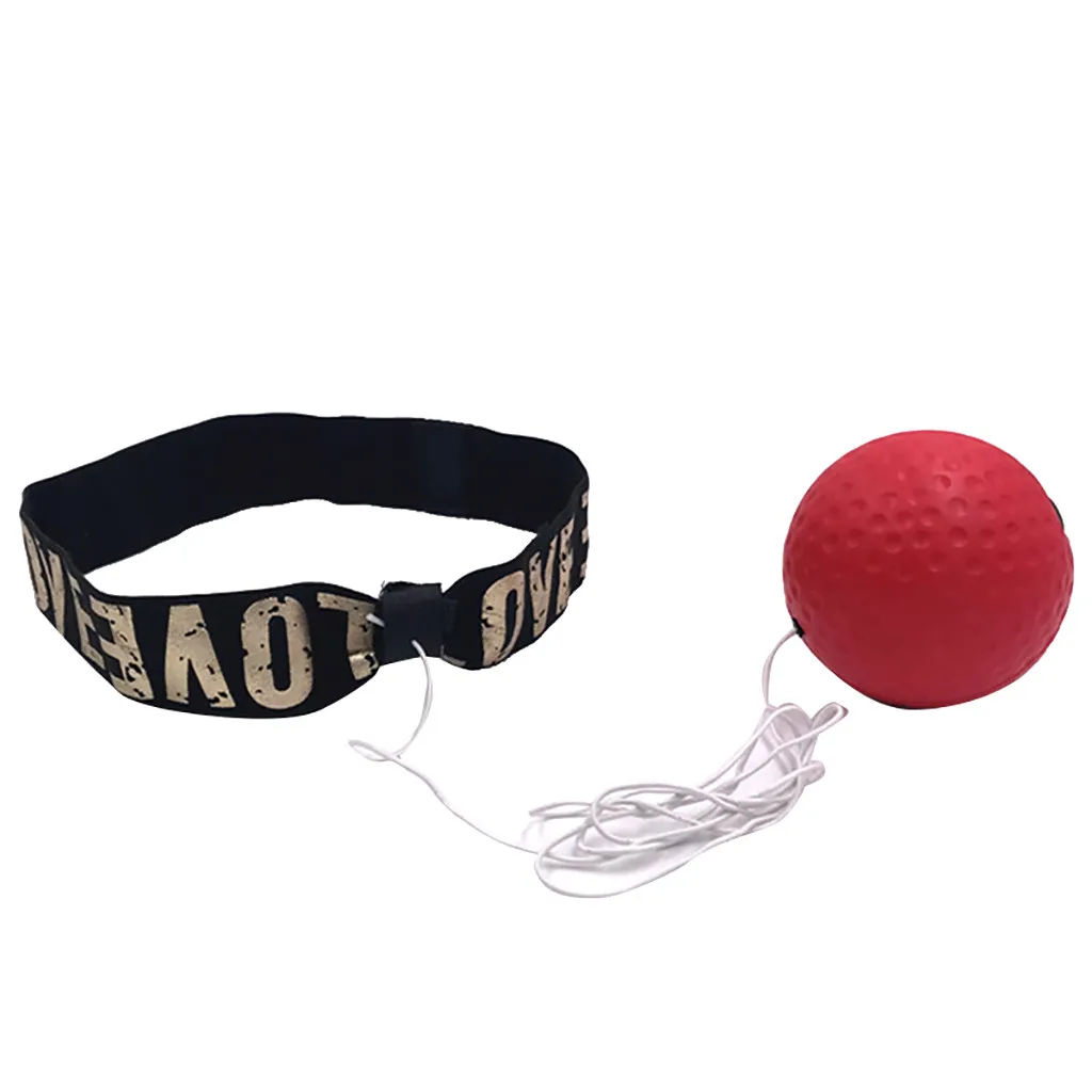 1 компл. мяч Бокс Удар упражнения боевой мяч красные, черные реагировать рефлекс пробивание скорость мяч hott регулировки окружность головы