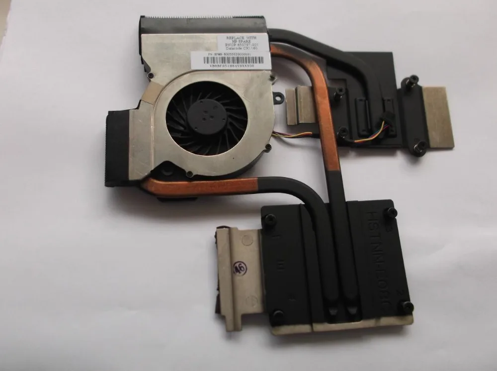 

Cooler for HP pavilion DV6-6000 dv6 DV7-6000 DV7 cooling heatsink with fan 653627-001 650797-001 665309-001 FOR intcpu DSC