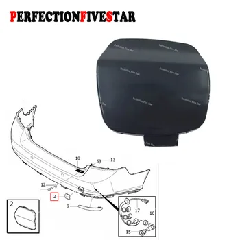 

39886337 30744941 For Volvo S40 2008 2009 2010 2011 2012 2013 Rear Bumper Grille Grill Tow Eye Hook Cap Cover Random Color
