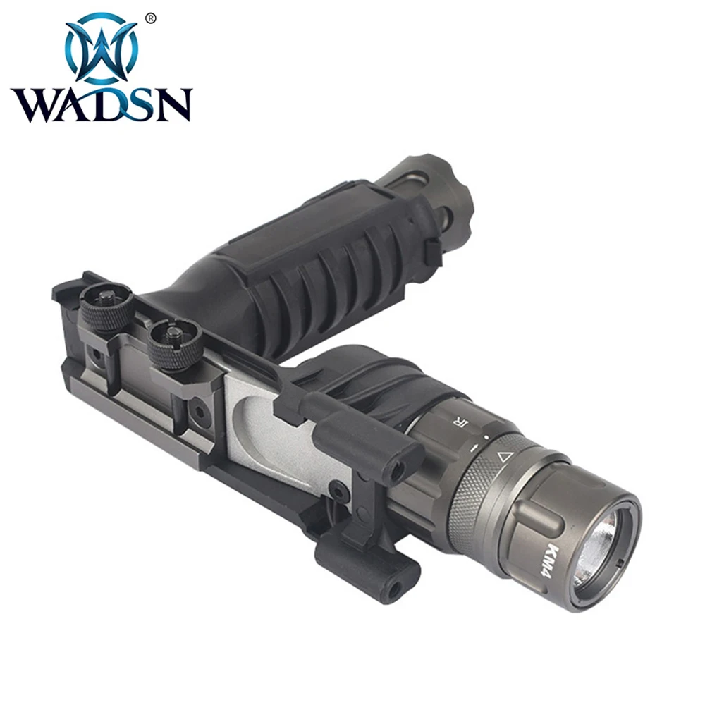 US $85.02 WADSN Surefir Softair Scout lampe M900V VERTICAL FOREGRIP WEAPONLIGHT Tactical Rifle Flashlight WEX451 Hunting Weapon Light