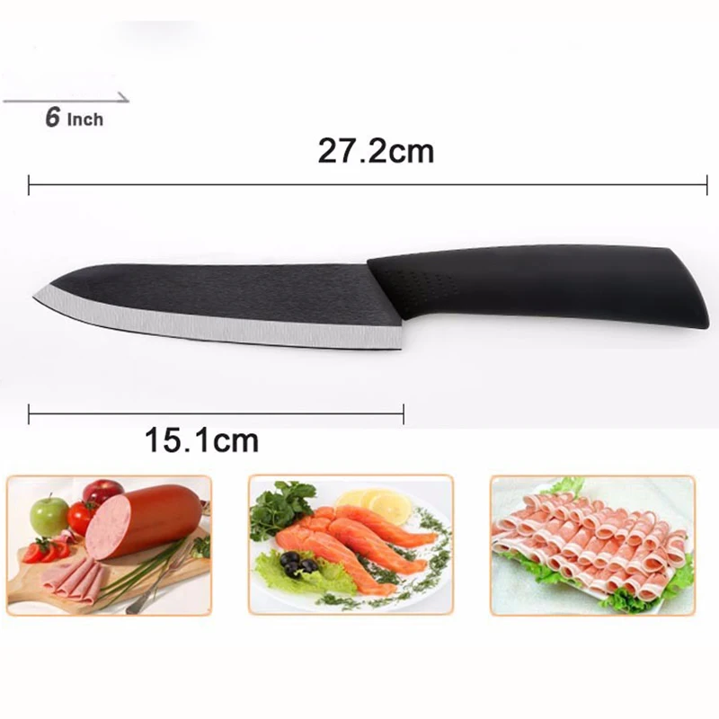 Ceny Wysokiej jakości nóż kuchenny czarne ostrze kicthen ceramiczny zestaw noży 3 \