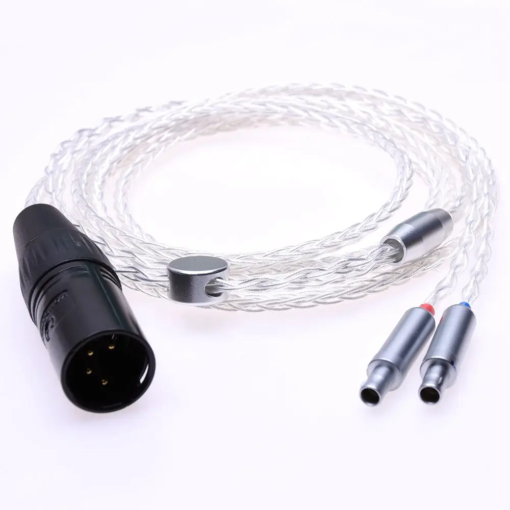 Кабель для наушников SENNHEISER HD800 сбалансированный Hi Fi 4 pin 1 5 м 8 ядер 5n Pcocc с
