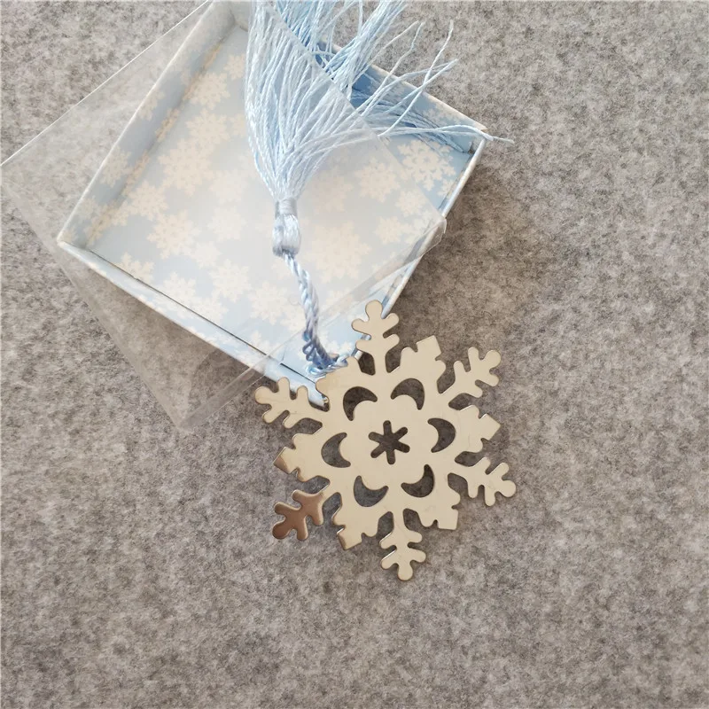 Snowflake Popular Creative Gift Bookmark Gift Box Wedding Supplies 