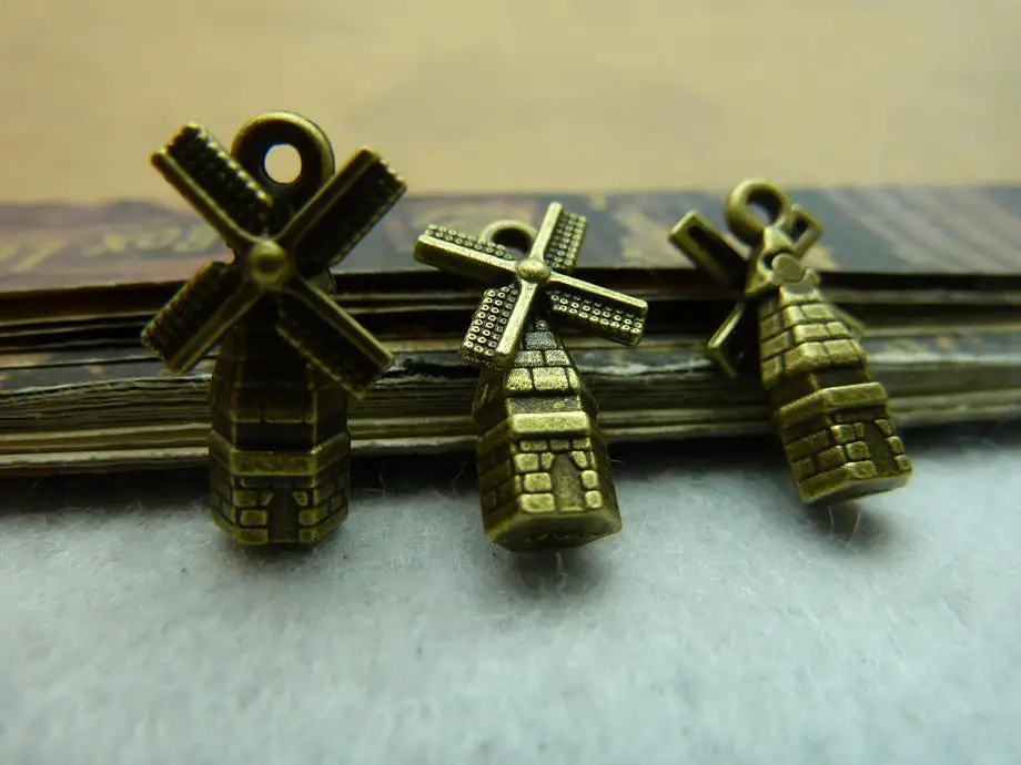 30pcs Wholesale Vintage Jewelry Findings And Components Antique Bronze