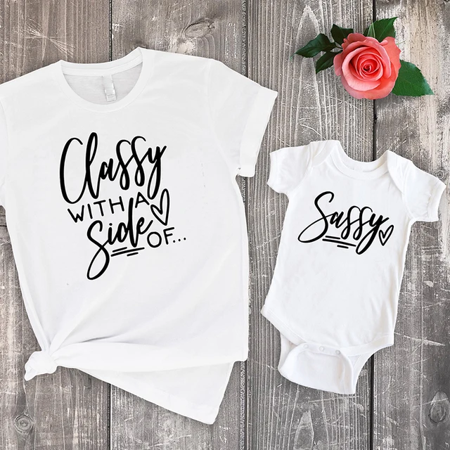 Mommy And Me Tshirts Sassy Shirts Funny Mom And Daughter