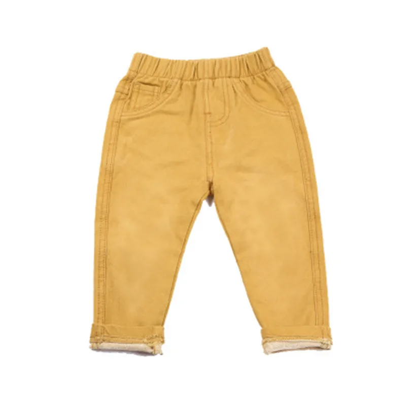 

Spring Baby Boy Pants Solid Color Slim Long Stretch Fashion Children's Jeans kids Clothing for Boy Pants Baby Boys Jeans