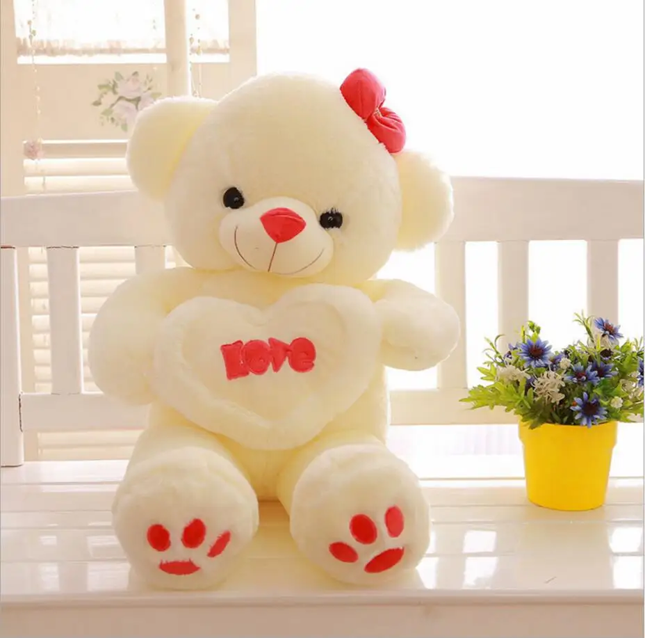 140cm Doll High Quality Super Kawaii Cute Lovely Teddy Bear Plush Toys Stuffed Dolls Wedding Decoration Baby Toy Gift 55inch 2pcs pair lovely couple teddy bear with cloth dress plush toy stuffed baby doll girls