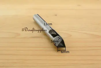 

leather puncher Hole Gasket Cutter Punch Set tool triangle 6 mm S149
