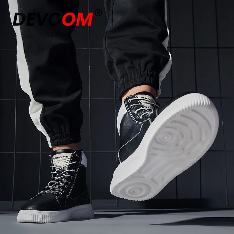 Da Dos black Top Homem Preto Falso Do With Alta Calçados 2019 Branco Tênis De Genuíno Botas Inverno Preto Homens Neve Fur Pele Moda Sapatos Couro Novo xwPCIqYga