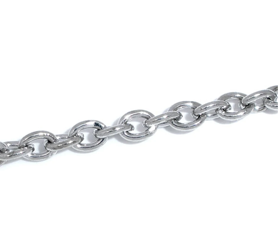 

DoreenBeads 10M Silver Tone Cable Chains Findings 3.5x2.5mm (B05734), yiwu