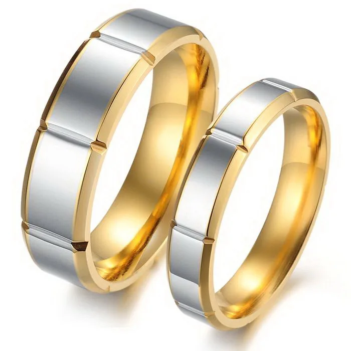 stainless steel luxury brand jewelry engagement wedding rings steampunk gold color vintage rings retail or - Steampunk Wedding Rings stainless steel luxury brand jewelry engagement wedding rings steampunk gold color vintage rings retail or - Steampunk Wedding Rings