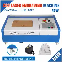 High Quality 40W USB CO2 Laser Engraving Cutting Machine Engraver Cutter with CorelDraw Software