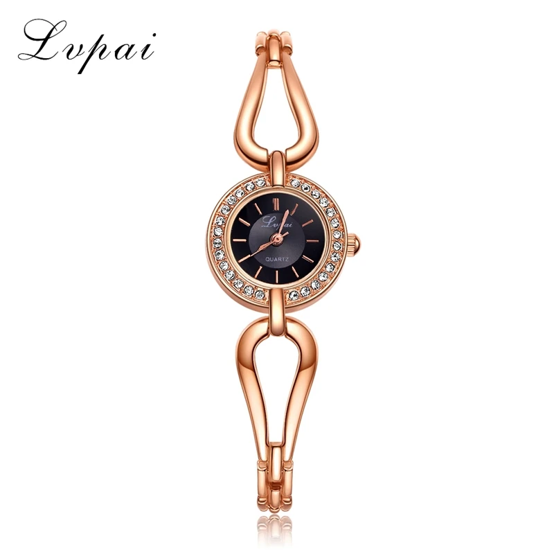 

Lvpai Brand New Arrive Rose Gold Women Bracelet Watch Fashion Simple Quartz Wrist Watches Ladies Dress Luxury Gift Clock