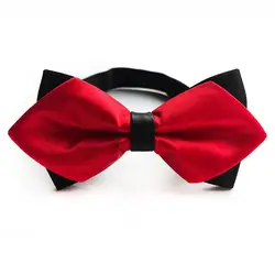 Красные, черные галстук бабочкой для мужчин галстук мальчик модные бизнес Свадебные Бабочка Мужской платье рубашка krawatte legame подарок