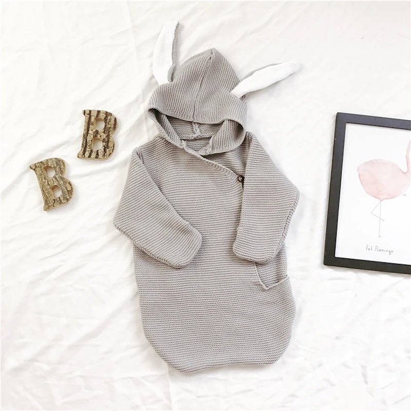 Одежда для новорожденных Детский свитер Спальные мешки малышей Вязание конверт