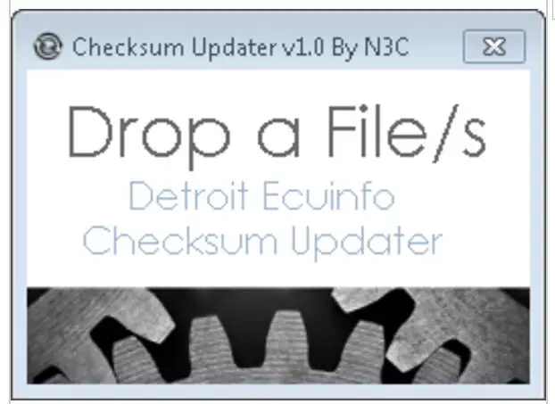 Detroit ЭБУ дизельного двигателя info контрольная Updater v1.0 |