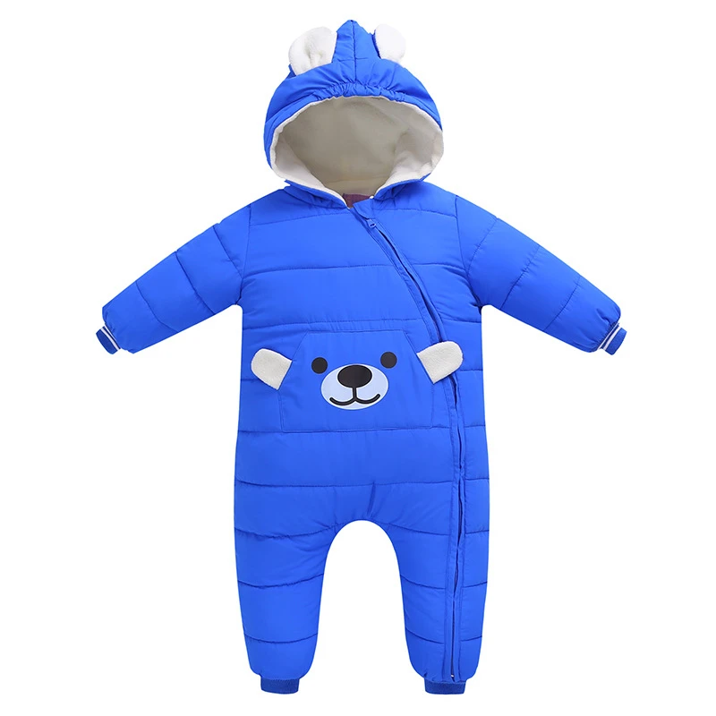 

Autumn Winter Newborn Infant Baby rompers boy girl Clothes Animal Style Clothing Romper Cotton-padded Overalls jacket for girls