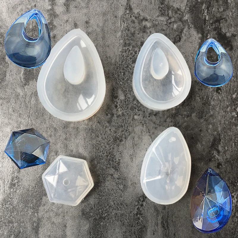 Форма капли силиконовые формы Плесень Смола Подвеска для изготовления ожерелья Плесень DIY ремесло инструмент