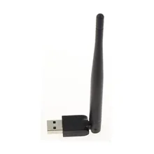 USB WiFi Wireless with Antenna LAN Adapter for TV Box Satellite Receiver V7 HD V8 Super