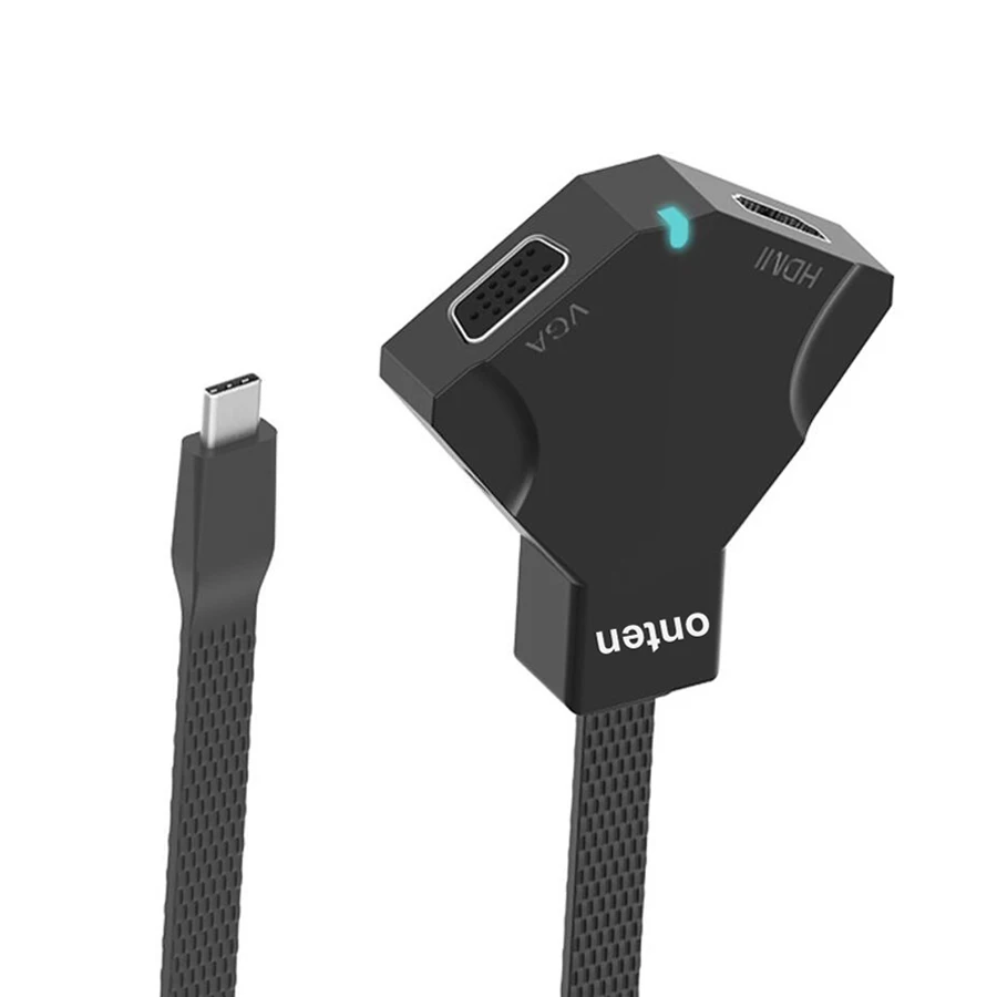 

USB C HDMI VGA Adapter Type C to HDMI 4K VGA with 3.5 Jack Converter for Samsung Galaxy S8 S9 Huawei Mate 10/P20 Pro USB-C HDMI