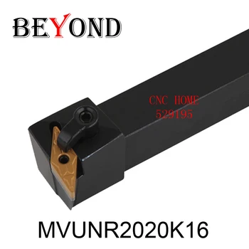 

BEYOND MVUNR MVUNR2020K16 20mm external turning tool holder VNMG carbide inserts VNMG160404 boring bar cnc Lathe cutter Tools