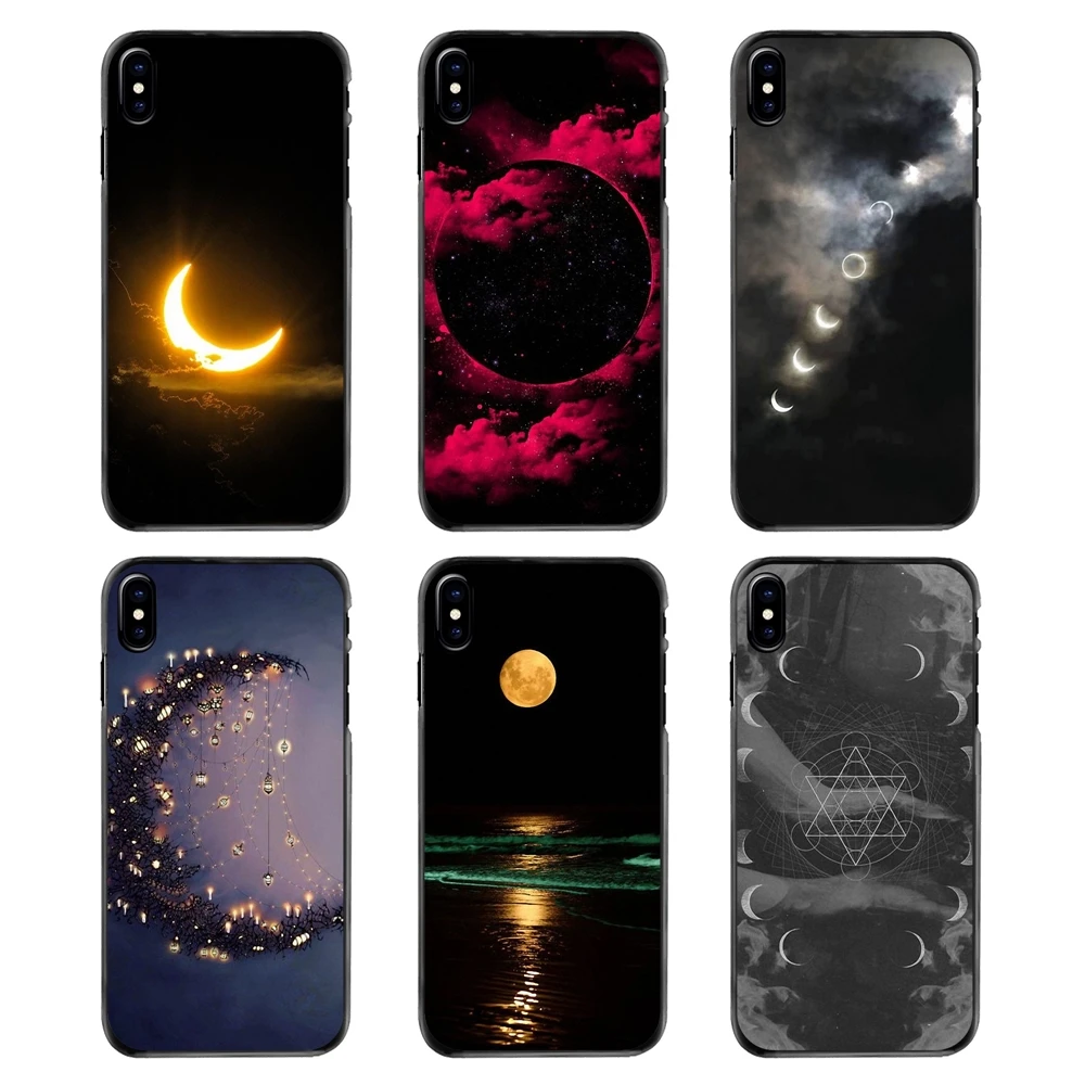 For Sony Xperia X XA XZ M2 M4 M5 C3 C4 C5 T3 E4 E5 Z Z1 Z2 Z3 Z5 Compact Path to full moon Space Eclipse Star Universe Covers |