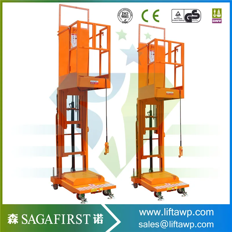 

Semi Electric and full electric Aerial Order Picker Factory made in China