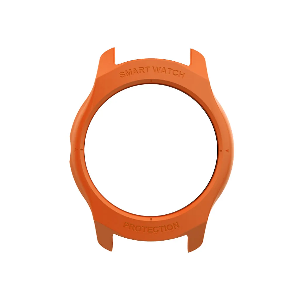 Простым и модным дизайном для мальчиков и девочек Чехлы для часов для Ticwatch 2 FUltra-тонкий предотвращает появление царапин Жесткий ПК чехол, защитная крышка прочный популярные - Цвет: Orange