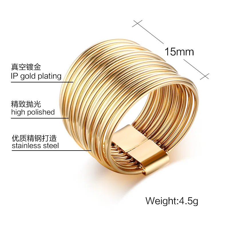 Кольцо из титановой стали для женщин и мужчин|multi ring|jewelry titaniumfashion rings women |