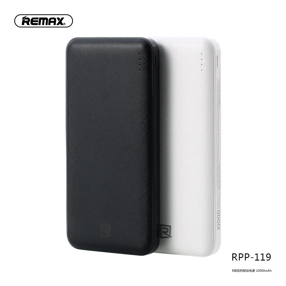 

Remax 2.1A 10000mAh Quick Charge Power Bank Polymer Battery Dual USB Charging for Xiaomi Samsung Tablets 10000 mah Poverbank