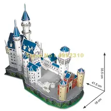 121 шт всемирно известная архитектура германия neuschwanstein замок 3d головоломка игрушка