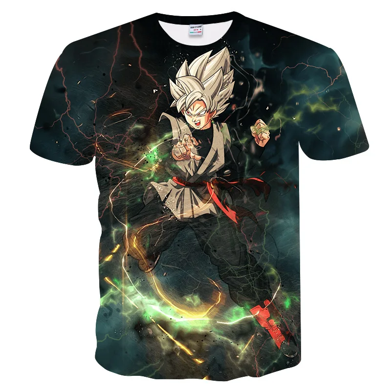 Футболка Dragon Ball DBZ Bulma Super Saiyan vegeta 3D для мужчин и женщин аниме Детская футболка Goku