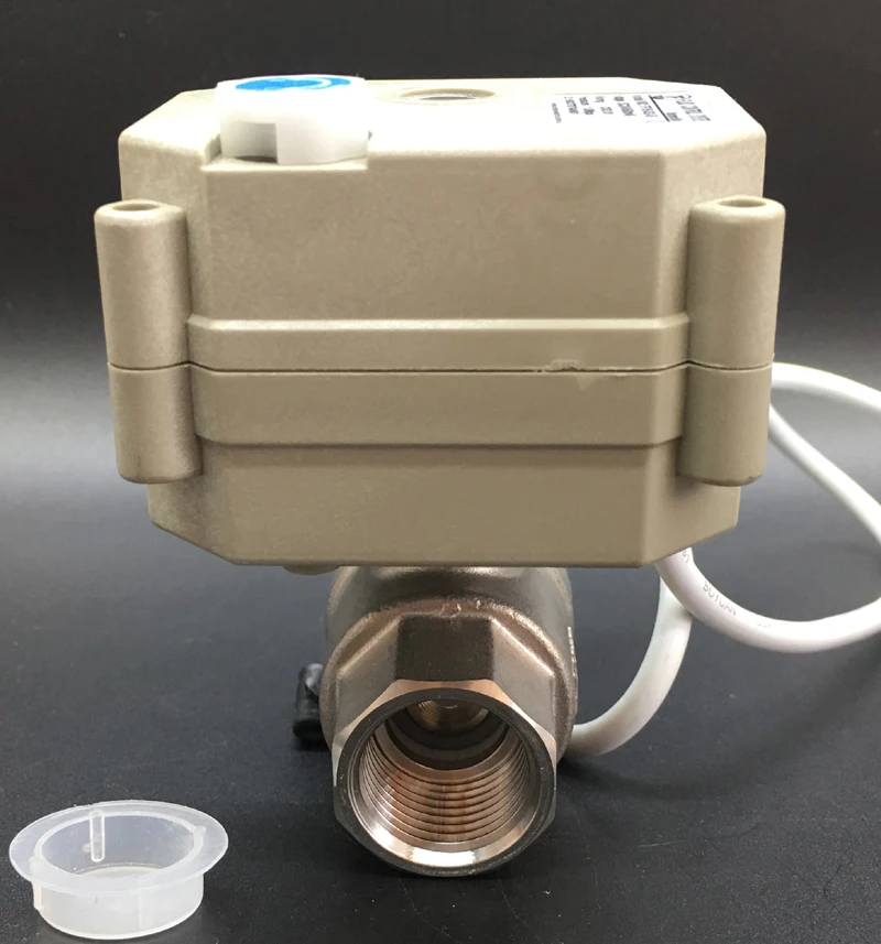 

Stainless Steel 1/2" DN15 Motorized Valves With Manual Override AC/DC9-24V 2 Way Normally Open / Normally Close Valve