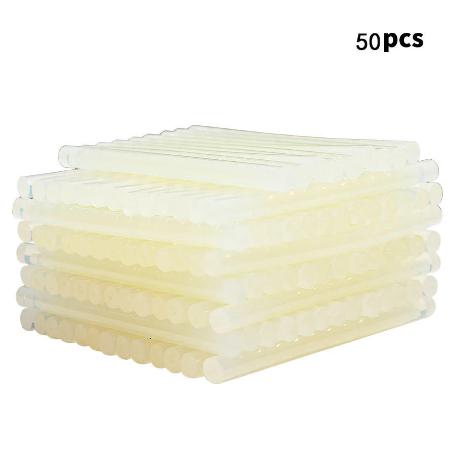 

50Pcs Hot Melt Glue Sticks For 7mm x 100mm Electric Glue Gun Craft Album Repair Tools For Accessories