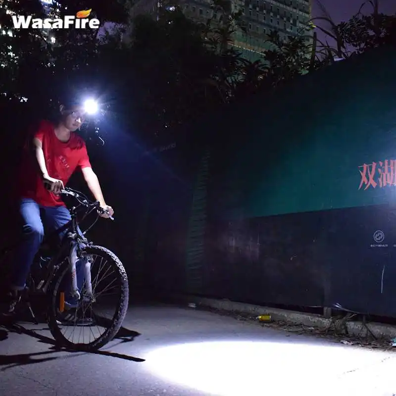 Налобный фонарь Wasafire 3 светодиода 10000 лм T6 18650 4 режима|Налобные LED-фонари| |
