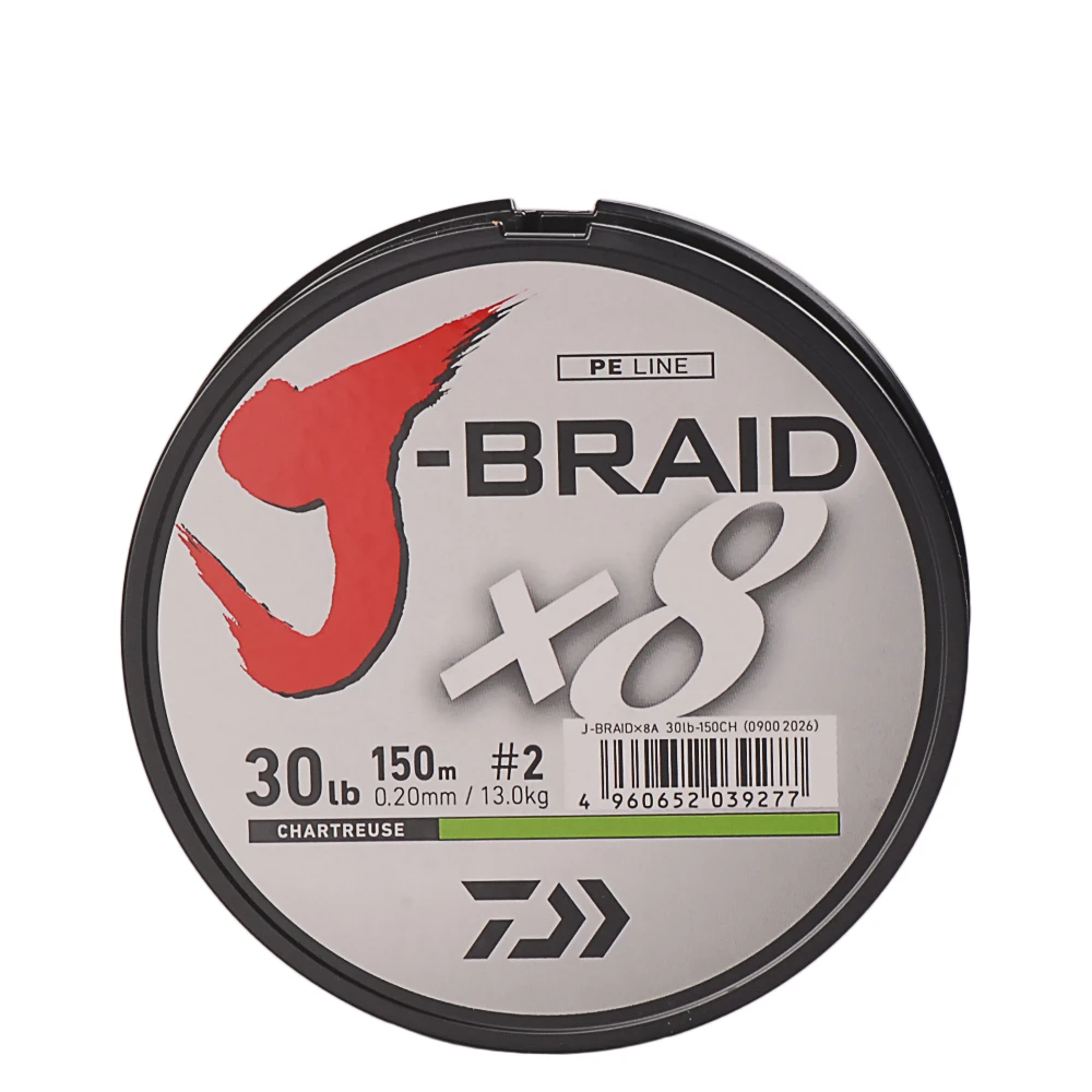 100% оригинальная DAIWA J BRAID 8A 150 м зеленая цветная 8 плетеная полиэтиленовая