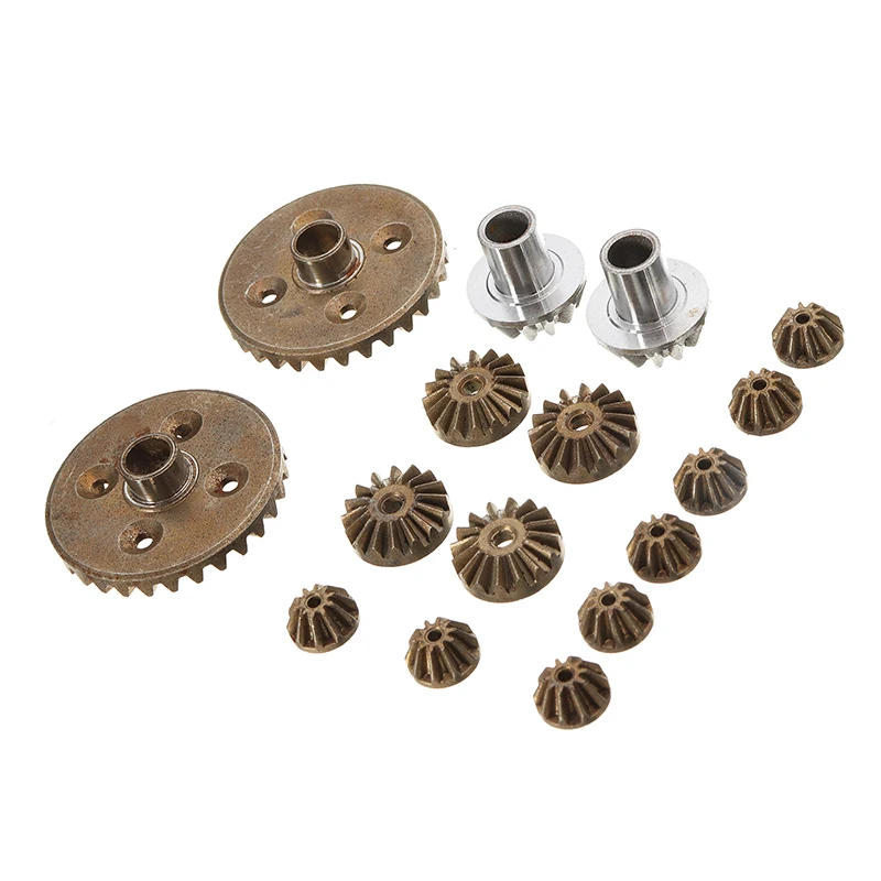 Brand New 16pcs Upgrade Metal Gear Set For Wltoys 12428 12423 124011 124301 RC Car Parts Durable