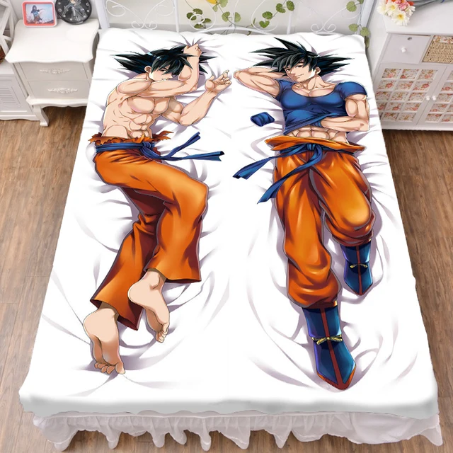 Japanese Anime Dragon Ball Z Super Saiyan Son Goku Bed sheet Throw