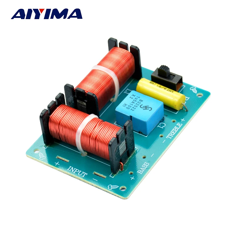 

2 шт., 2-канальный делитель частоты AIYIMA, 100 Вт