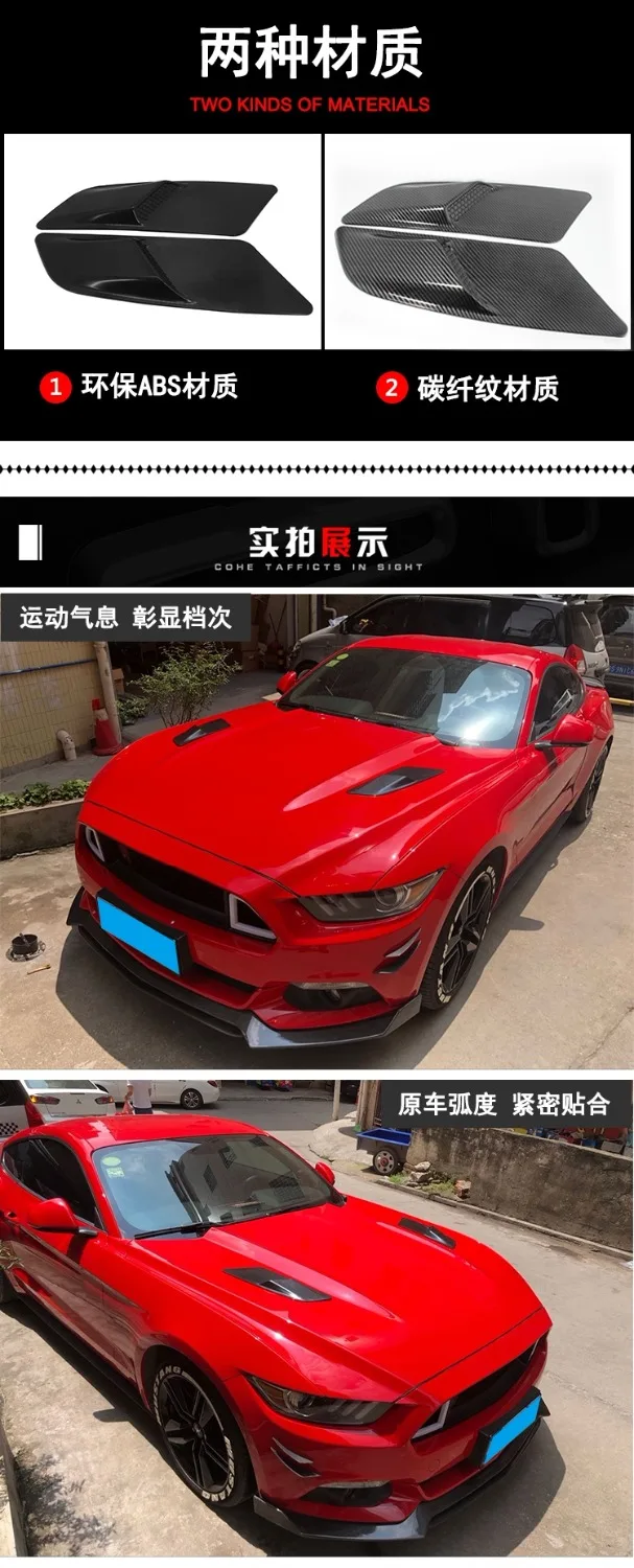Декоративная паста для капота двигателя FORD mustang roush GT350GT500|Гоночные решетки| |